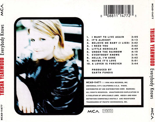 Trisha Yearwood - Everybody Knows - CD