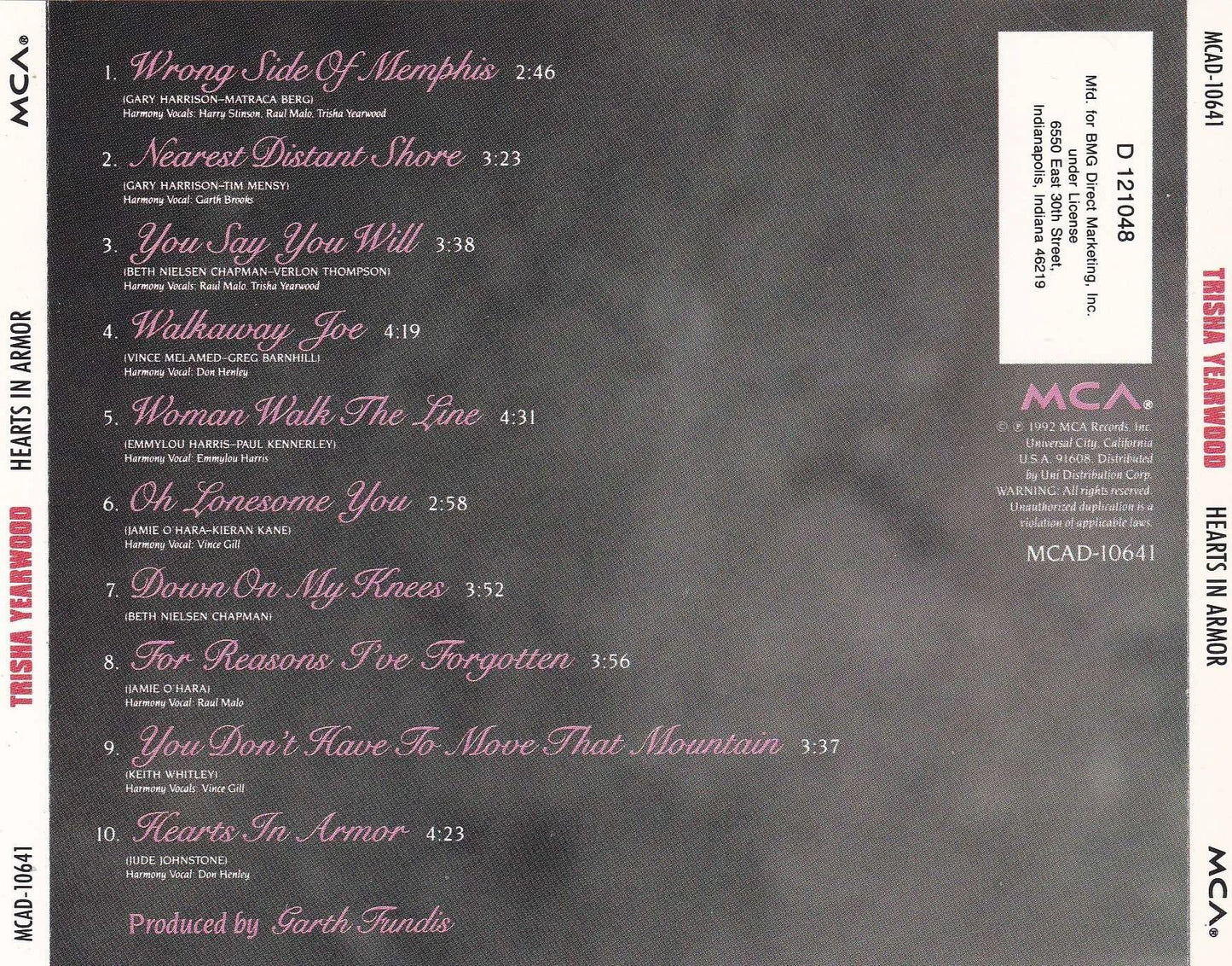 Trisha Yearwood - Hearts In Armor - Used CD