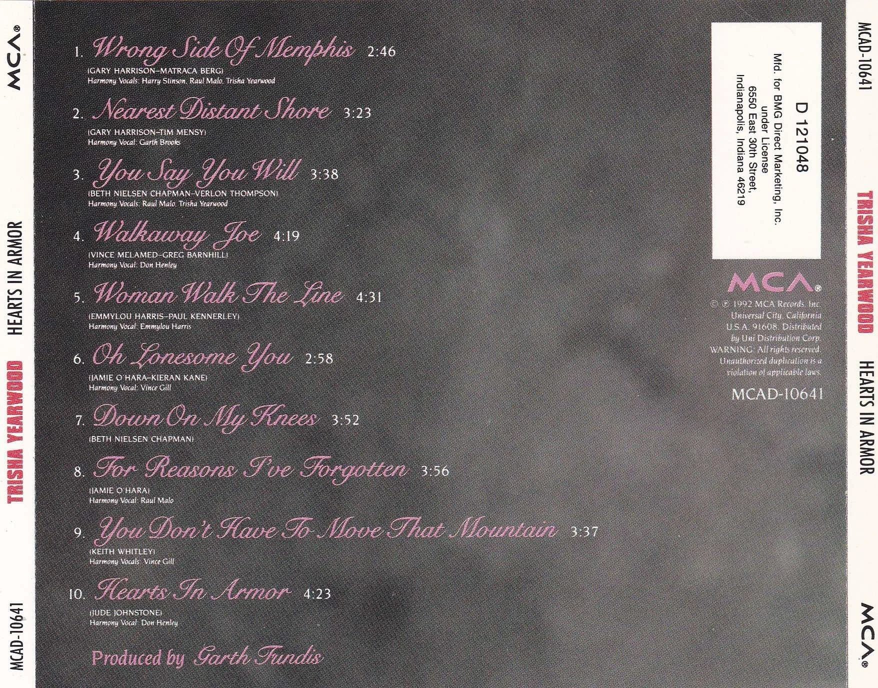 Trisha Yearwood - Hearts In Armor - Used CD