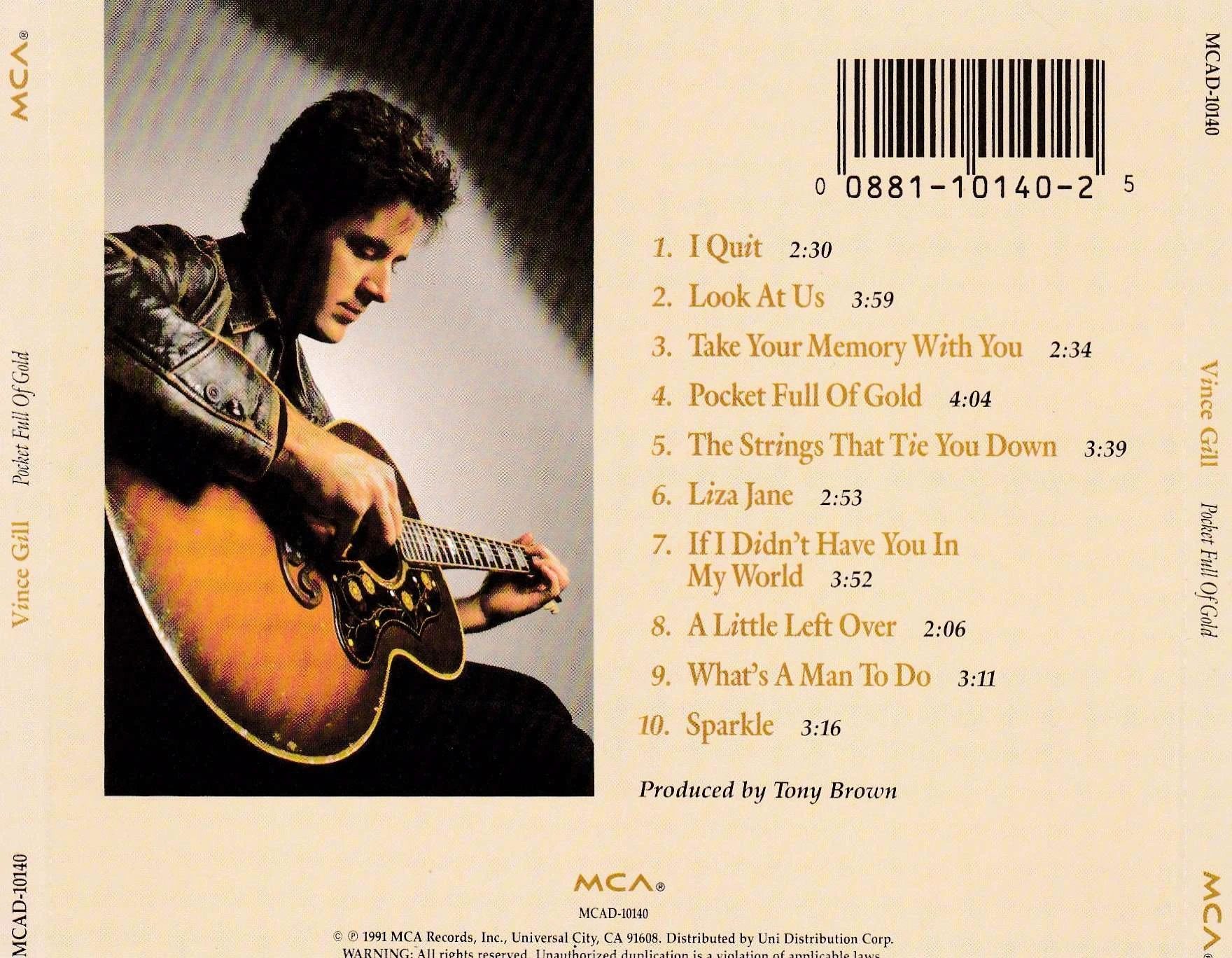 Vince Gill - Pocket Full of Gold - Used CD